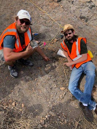 Geology/Biology Instructor Nathan Van Vranken was in for a big surprise when he visited Dinosaur Park in Laurel, MD. The park staff needed his help to excavate a 120 million-year-old dinosaur bone more than a foot long. The find was a huge win for Dinosau